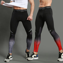 compression pants Men's Running Tights High Elastic Sports soccer Leggings Fitness Sportswear Long Trousers mallas deporte mujer 2024 - buy cheap