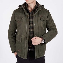 Plus Size 8XL Autumn Winter Fleece Coat Men Casual Hooded Jacket Thick Warm Parka Cotton Loose Baggy WIndbreaker Male Clothes 2024 - buy cheap