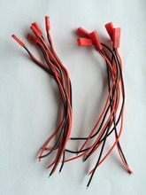 15cm JST 2P Male/Female Connector Plug Lead Cable Silicon Wire 5 Pairs 2024 - buy cheap