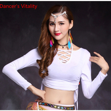 Adult Sexy Sequin Mesh Belly Dance Tops Shirt Costumes for Women Bellydance Indian Dancing Clothes Dancer Wear 2024 - buy cheap