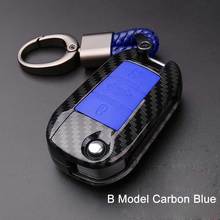 ABS Silicone Carbon Fiber Car Key Case Cover For Peugeot 301 308 408 508 2008 3085 3008 307 206 Key Chain Case Caso Chave 2024 - buy cheap