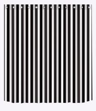 72'' Custom Cartoon Black and white line Stripes Bathroom Shower Curtain Polyester Bathroom Waterproof Curtain & 12 Hooks 2024 - buy cheap