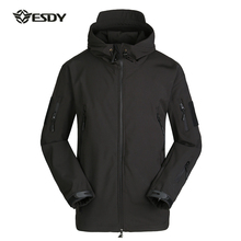 Men Winter Heated Fleece Jacket Waterproof Softshell Outdoor Sport Coat Camping Trekking Skiing male Camouflage Tactical Jackets 2024 - buy cheap