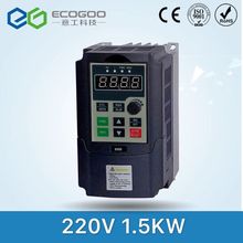 1500W 1.5KW 220V single phase input and 220v 3 phase output mini frequency inverter for mini ac motor drive, frequency converter 2024 - buy cheap