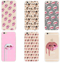 Sexy Girl Kylie Lips Phone Case For Apple iPhone 8 7 6 6S Plus 5 5S SE X Transparent Silicone Soft TPU Back Cover Fundas 2024 - buy cheap