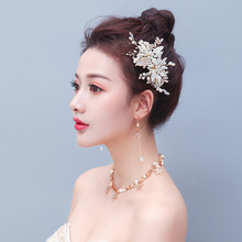 Wedding Bridal Hair Jewelry Trendy Crystal Pearl Hair Combs  Ornament Head Piece Decoration Rhinestone Bride Hair Comb 2024 - buy cheap