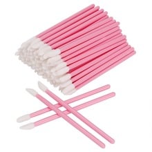 500 PCS Disposable Lip Brush Wholesale Pink Gloss Wands Applicator Perfect Best Make Up Tool&Accessories for Women 2024 - buy cheap