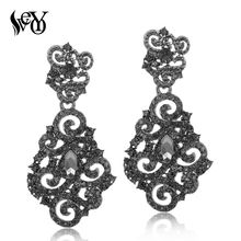 VEYO Crystal Rhinestone Dangle Earrings For women Hollow Fashion Jewelry brincos Pendientes 2024 - buy cheap