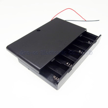 2pcs 8 slots 12V AA Battery Case 8*AA Battery Storage Boxes With switch with cover 2024 - buy cheap