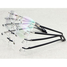 Memory Titanium Rimless Eyeglass Frames myopia Rx able light Glasses Men Women Top Quality 2024 - buy cheap