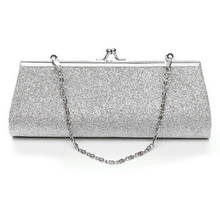 Hot sale Women Glitter Clutch Purse Evening Party Wedding Banquet Handbag Shoulder Bag 2024 - buy cheap