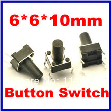 1000PCS Tactile Push Button Switch 6x6x10mm 6*6*10mm 2024 - buy cheap