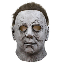 Fantasia de michael myers para festa, cosplay de máscaras assustadoras em látex 2024 - compre barato