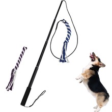 Juguete interactivo para adiestramiento de perros y cachorros, palo de Entrenamiento de mascotas retráctil para entrenamiento de gatos, regalo para mascotas, 1 unidad 2024 - compra barato