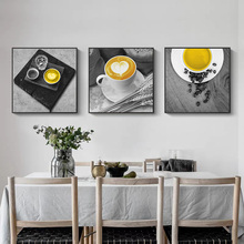 Yellow Coffee Cup Nordic Canvas Painting Print Wall Art Sweet Home Decor Modern Poster Living Room Picture Art Decor Painting 2024 - buy cheap