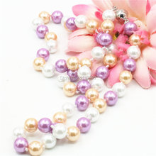 Charming 18" Akoya AAA 8mm Multicolor Pearl Necklace Beads DIY Jewelry Natural Stone Gifts For Girl Women MY4295 Wholesale Price 2024 - buy cheap