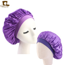 Gorro de poliéster con banda elástica para Bebé y Mamá, gorro de trapo ancho y sedoso colorido, cómodo, 2 unids/set/juego 2024 - compra barato