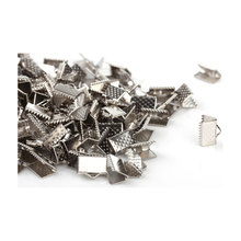 10MM 400Pcs Ribbon End Connectors Flat Cord Ends Metal Final Hook Jewelery Findings D0260 2024 - buy cheap
