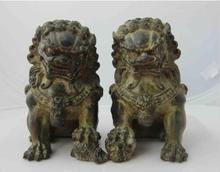 Chinese Horse Feng Shui Copper Bronze Evil Door Fu Foo Dog Lion Protection beast 2024 - buy cheap