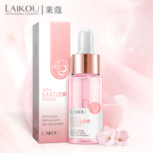 Sakura-suero facial japonés para el cuidado de la piel, esencia hidratante líquida para eliminar el acné, reduce los poros, aclara la piel, 15ML 2024 - compra barato