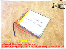 10pcs Liter energy battery 3 7V lithium polymer battery 104050 2100MAH Tablet PC navigation mobile power GIY 2024 - buy cheap