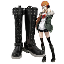 Fantasia de anime 5 futaba sakura, sapatos para festa cosplay, botas personalizadas 2024 - compre barato