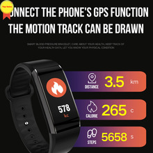 Sports Smart Bracelet 2019 IP67 Waterproof Smart Wristband Hear Rate Blood Pressure Monitor Fitness Tracker Pedometer Wristband 2024 - buy cheap