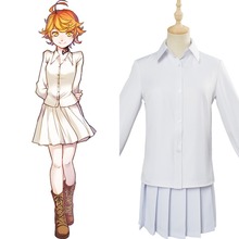 The Promised Neverland Cosplay Emma Cosplay Costume Shirt Skirt Halloween Carnival Costumes Custom Made 2024 - buy cheap