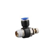 SL6-02 Pneumatic Throttle Speed Controller Valve Element 6mm to 1/4'' Male Thread Air Pipe Fitting One Touch Parts 2024 - buy cheap