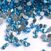 YANRUO-diamantes de imitación 2058HF SS16, 3,8-4,0mm, aguamarina, Hotfix, cristal, fijación en caliente, Strass, vestidos de novia 2024 - compra barato