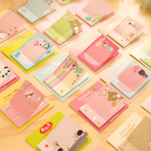 4 pcs Korean Cute Kawaii Planner Diary Scrapbooking Sticker Sticky Notes And Memo Pads Stationery In Notebook Office Supplies 2024 - buy cheap