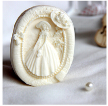 girl Silicone molds girl soap mold girls silicone soap molds angel silica gel die angel Aroma stone moulds woman candle mould 2024 - buy cheap