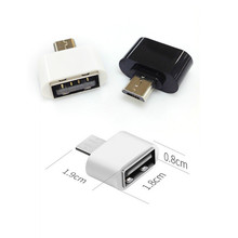 Адаптер Mini OTG USB кабель OTG 2 шт. переходник Micro USB в USB для планшетного ПК Android 2024 - купить недорого