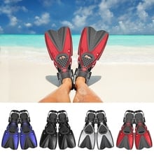 Swimming Fins Children Adult Portable Adjustable Flexible Flippers Shoes Foot Wear Snorkeling Diving Swimwear Women Men 2024 - buy cheap