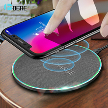 DCAE 10W Qi Wireless Charger For iPhone 11 XS MAX XR X 8 Airpods Pro Samsung S20 S10 S9 Quick Charge Fast Wireless Charging Pad 2024 - buy cheap