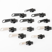 6Pcs/lot 1.3x3.6x1.1cm/1.1x3.4x1cm/1x2.8x0.85cm Universal Instant Fix Zipper Repair Kit Replacement Zip Slider Teeth Zippers 2024 - buy cheap