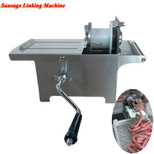 Máquina Manual de atado y anudado de salchichas, de acero inoxidable, de 9kg y 32mm 2024 - compra barato