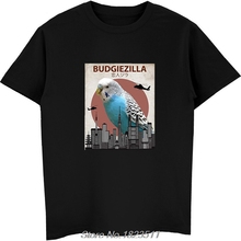 Hot Sale Fashion Budgiezilla | Budgie T-Shirt For Budgerigar Parakeet Lovers Tshirt Funny Men Tees Tops Harajuku Streetwear 2024 - buy cheap