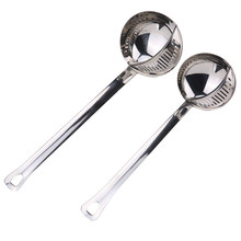 1PC 2 in 1 Soup Spoon With Filter Colander Scoop Stainless Steel Long Handle Spoon Cooking Tools Kitchen Accessories OK 0844 2024 - buy cheap