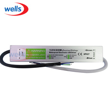 DC 12V 20W Waterproof Electronic LED Driver Transformer Power Supply 2024 - buy cheap