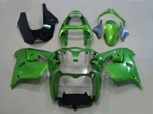 Набор обтекателей для мотоцикла KAWASAKI Ninja ZX9R 2000 2001 ZX9R 00 01 Популярные Зеленые Серые ABS обтекатели боди + 7 подарков SD51 2024 - купить недорого