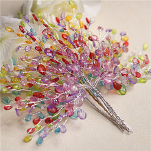 Acrylic Crystal Branch Rattan Bride Bouquet Headwear DIY Accessories Artificial Flower Vine Home Decor Wedding Decoration Craft 2024 - buy cheap
