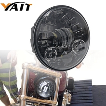 Yait 5-3/4 5,75 светодиодный фар для утюга 883, sportster, тройной, low rider, wide glide светодиодный налобный фонарь проектор 2024 - купить недорого