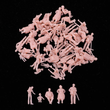 60pcs Unpainted Model Train People Figures HO Scale Model Miniature Figures for Sand Table Model Accessories Diorama Layout 2024 - buy cheap
