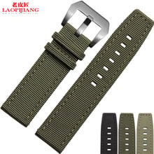 Laopijiang Nylon Watch Band men with the Portuguese pilot series sports fashion watch accessories 22mm 2024 - buy cheap