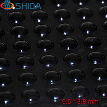 1000 PCS 9.5x3.8mm 3 M Self Adhesive Black Anti deslizamento Móveis Rodada Pastilhas Para Carros Amortecedor de Silicone Almofadas De Borracha Nos Pés 2024 - compre barato