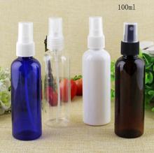 50pcs/lot 100ml Refillable Women Toner Spray Bottle Cosmetic Make up Perfume Sprayer Bottles Blue Brown White Green 2024 - buy cheap