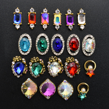 10 Uds. De diamantes de imitación 3d para decoración de uñas, accesorios de joyería para uñas, diamantes de imitación de aleación 2024 - compra barato