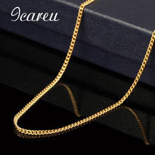 Fashion Figaro Chain Necklace Jewelry For Women Man 1.2MM Wide Hip-Hop Gold Color Cuban Chain Necklace Wholesale Drop Shopping 2024 - buy cheap