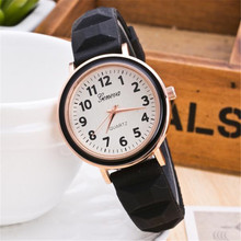 2018 New Brand Fashion Women Lady Watch Round Dial Silicone Band Fashion Quartz Analog Wrist Watch kol saat relogioi Dropship 2024 - buy cheap